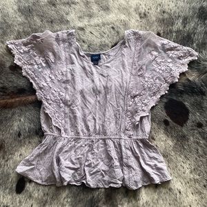 Lavender Daytrip Top